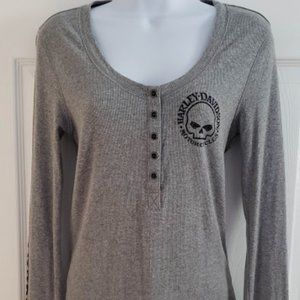 Women's Medium Long Sleeve Harley Davidson Shirt